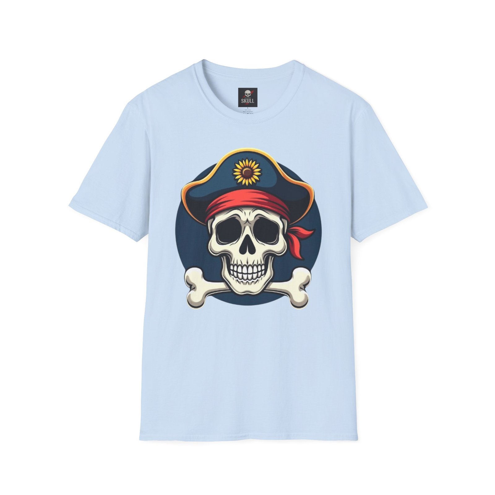 T-shirt “Pirate Skull” Unisexe | Style Gothique & Confort Premium 47 T-shirt “Pirate Skull” Unisexe | Style Gothique & Confort Premium – Image 47