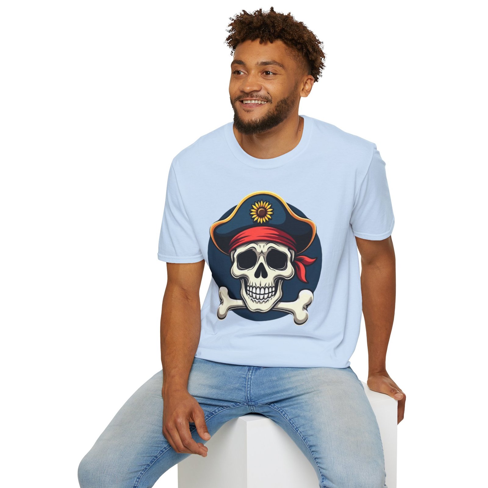 T-shirt “Pirate Skull” Unisexe | Style Gothique & Confort Premium 49 T-shirt “Pirate Skull” Unisexe | Style Gothique & Confort Premium – Image 49