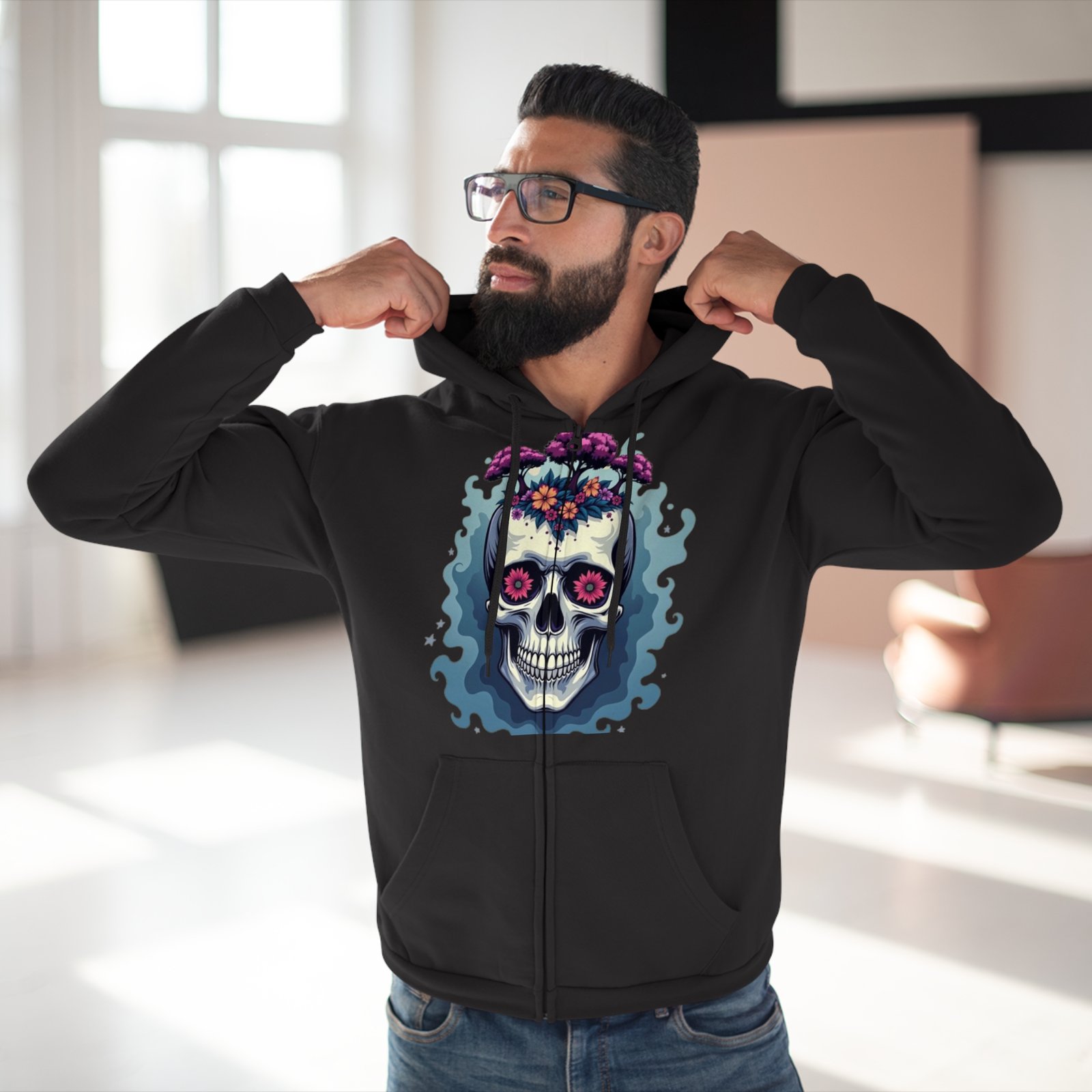 Sweat à Capuche Unisexe Fermeture Éclair - Coupe Regular 11 Sweat à Capuche Unisexe Fermeture Éclair - Coupe Regular – Image 11