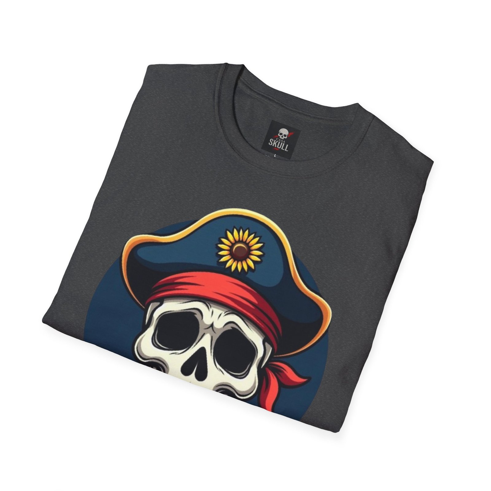 T-shirt “Pirate Skull” Unisexe | Style Gothique & Confort Premium 42 T-shirt “Pirate Skull” Unisexe | Style Gothique & Confort Premium – Image 42