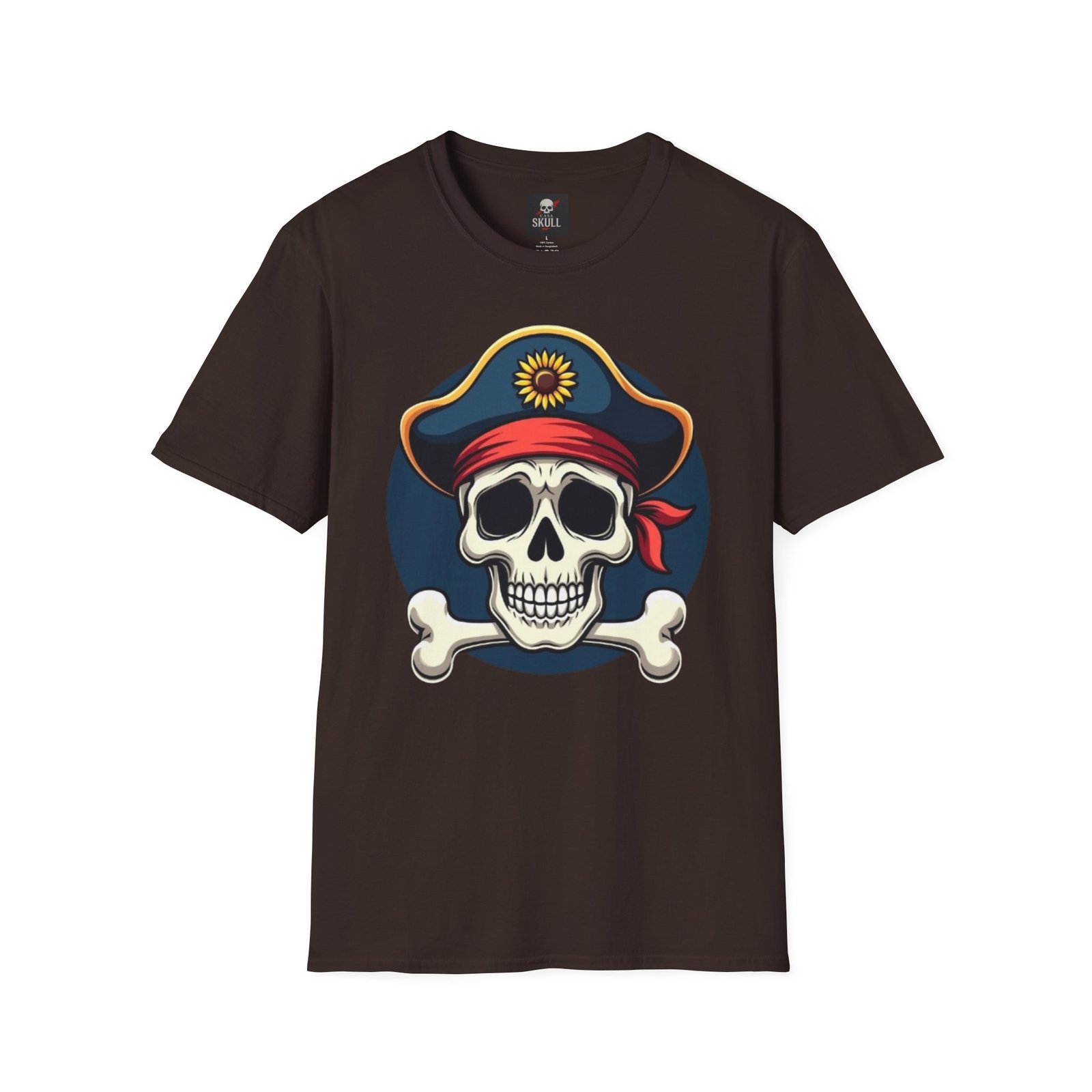 T-shirt “Pirate Skull” Unisexe | Style Gothique & Confort Premium 19 T-shirt “Pirate Skull” Unisexe | Style Gothique & Confort Premium – Image 19