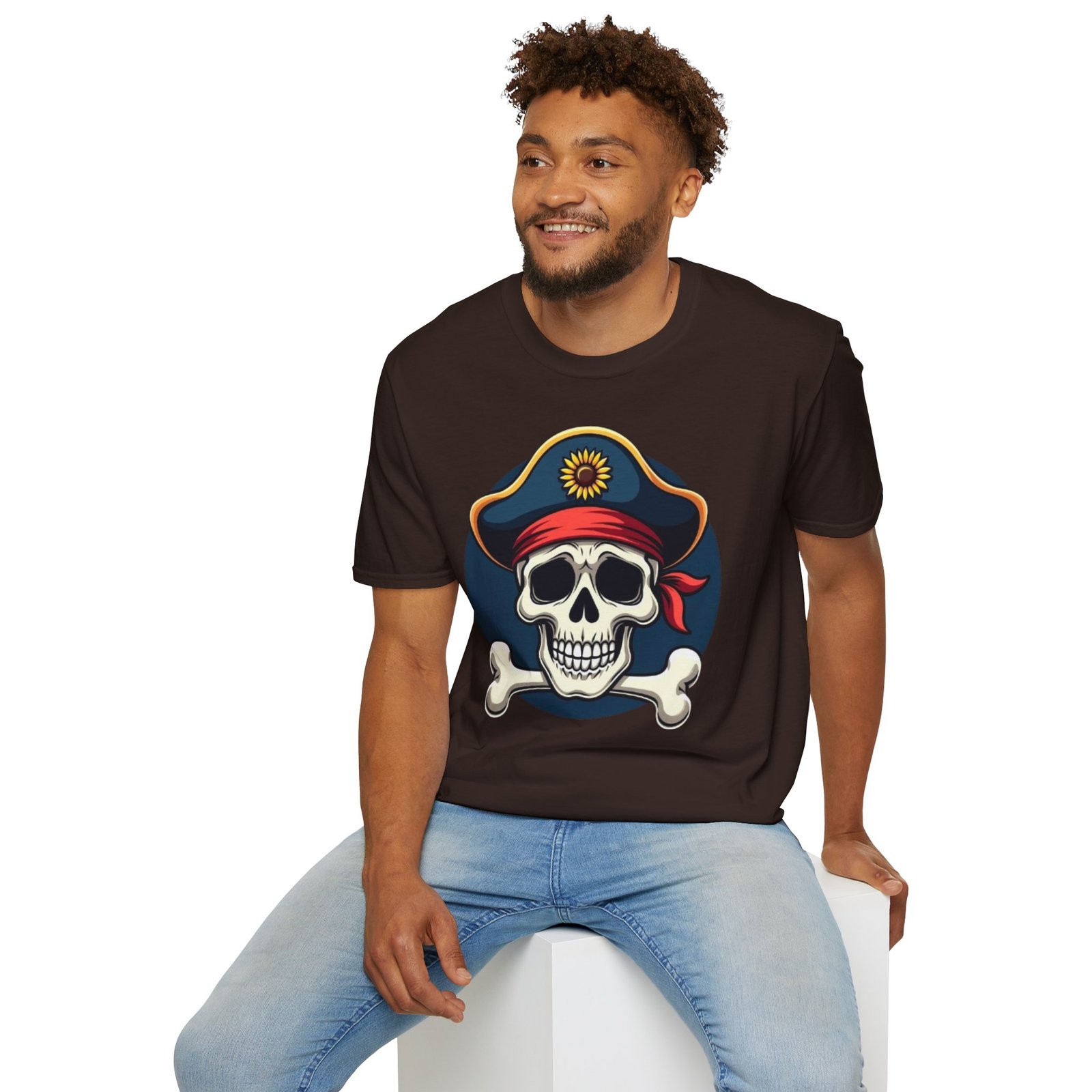T-shirt “Pirate Skull” Unisexe | Style Gothique & Confort Premium 21 T-shirt “Pirate Skull” Unisexe | Style Gothique & Confort Premium – Image 21
