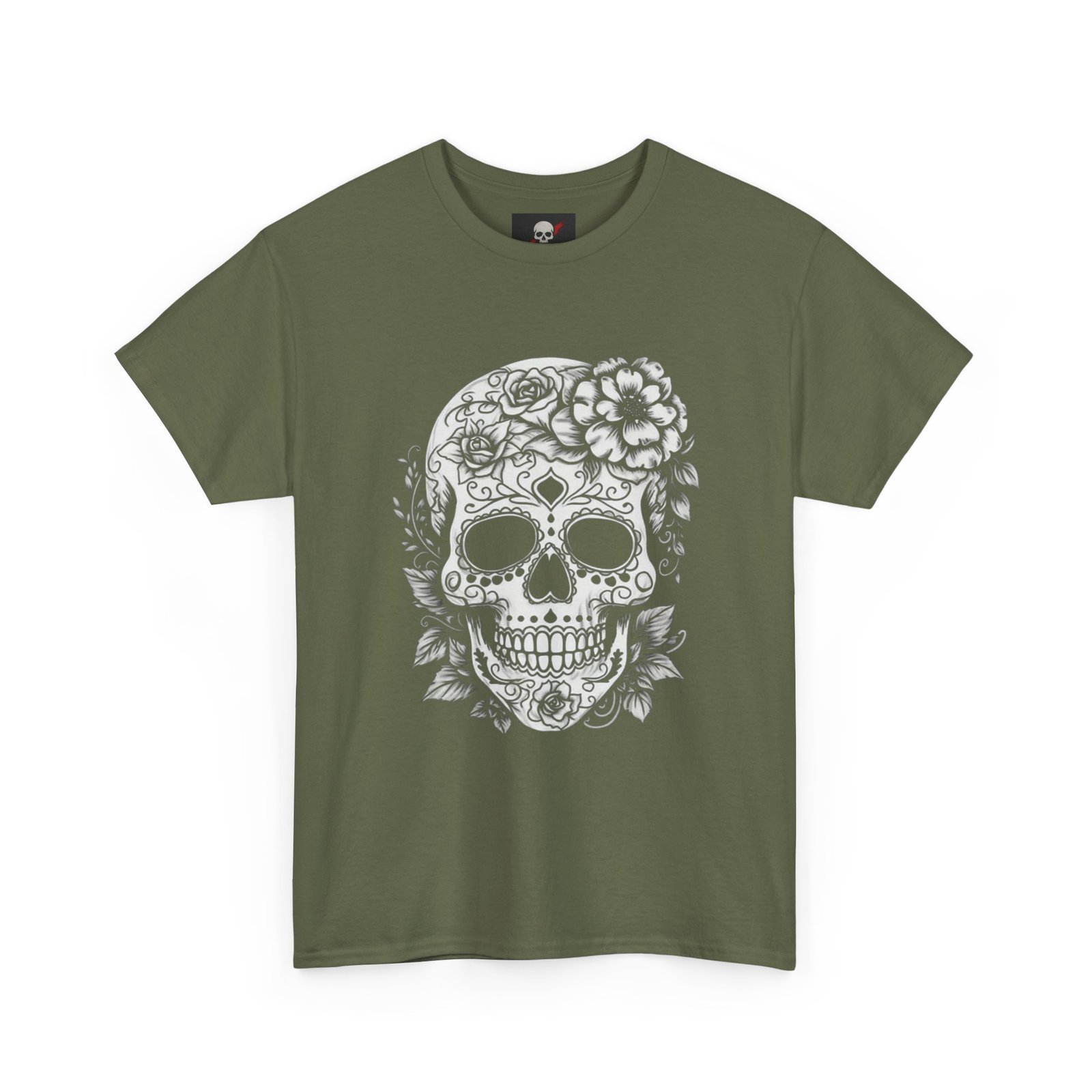T-Shirt Tête de Mort Artistique 7 T-Shirt Tête de Mort Artistique – Image 7