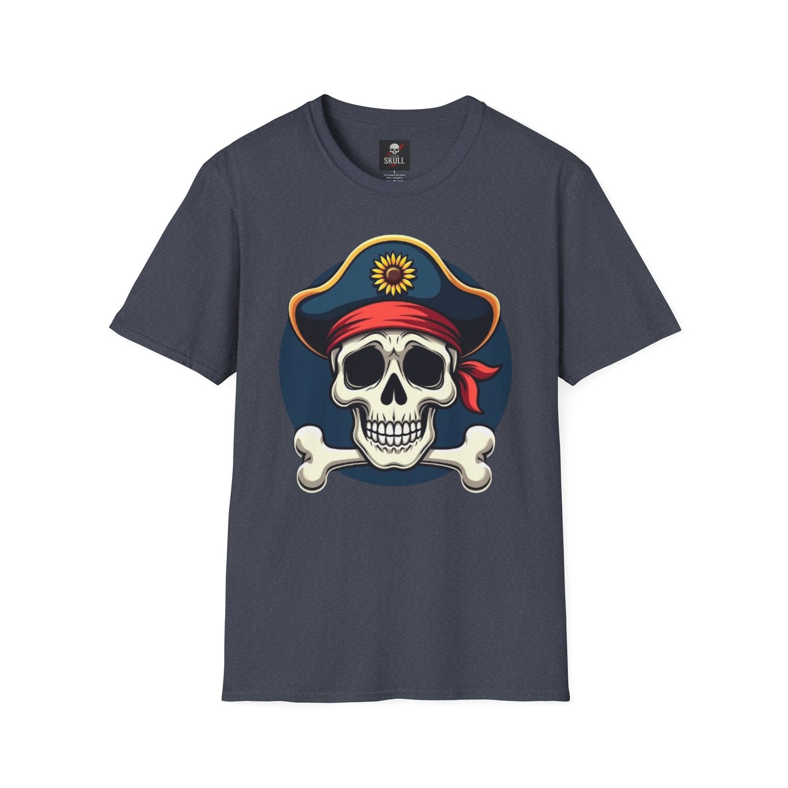 T-shirt “Pirate Skull” Unisexe | Style Gothique & Confort Premium 53 T-shirt “Pirate Skull” Unisexe | Style Gothique & Confort Premium – Image 53