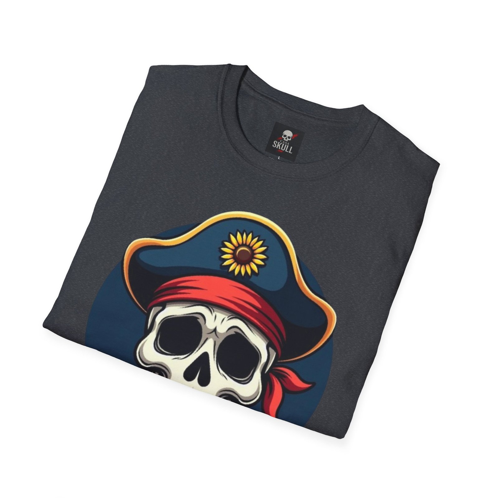 T-shirt “Pirate Skull” Unisexe | Style Gothique & Confort Premium 4 T-shirt “Pirate Skull” Unisexe | Style Gothique & Confort Premium – Image 4