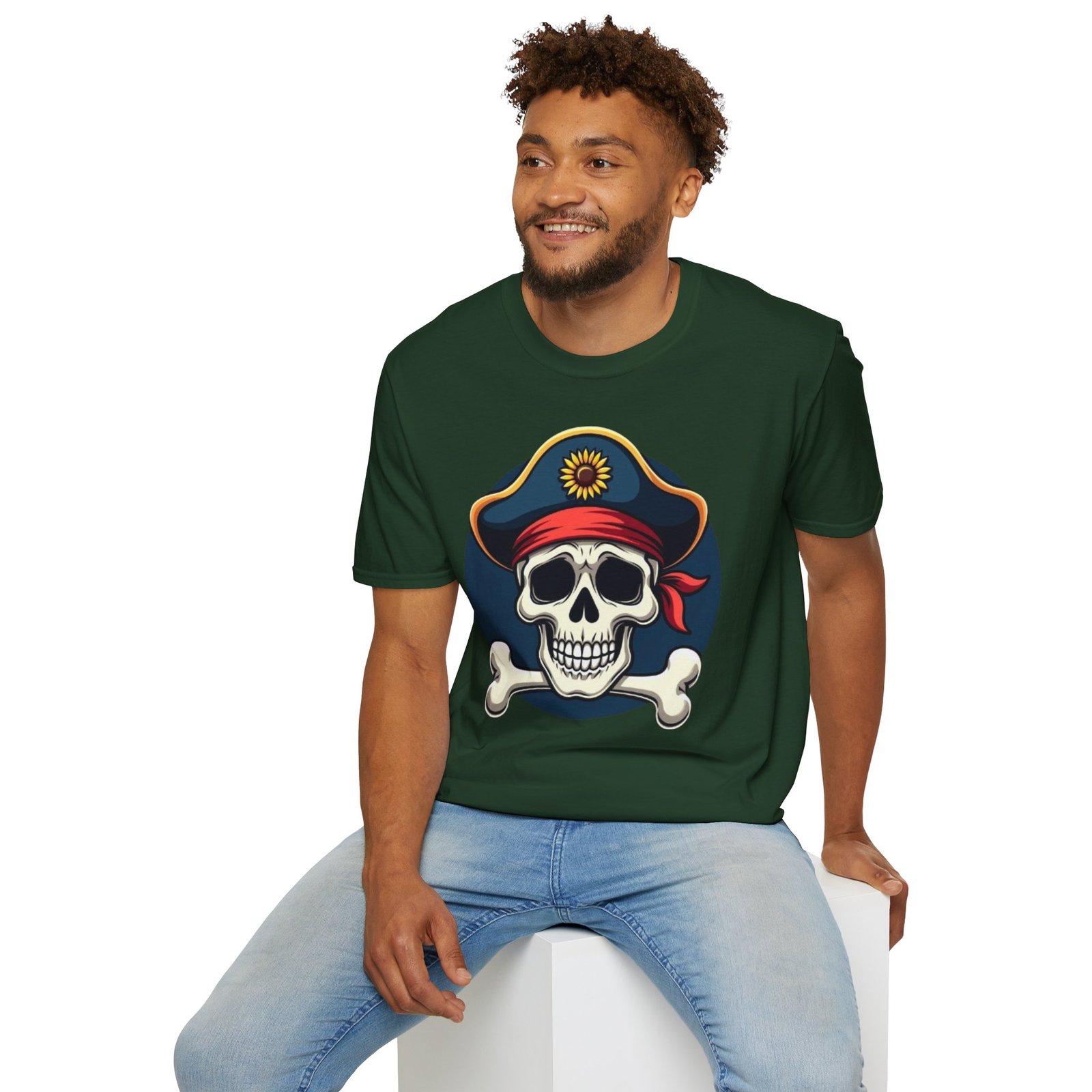 T-shirt “Pirate Skull” Unisexe | Style Gothique & Confort Premium 35 T-shirt “Pirate Skull” Unisexe | Style Gothique & Confort Premium – Image 35