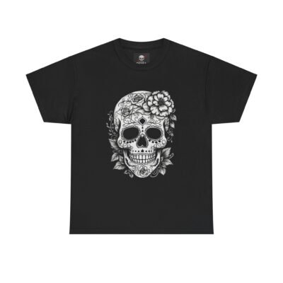 T-Shirt Tête de Mort Artistique