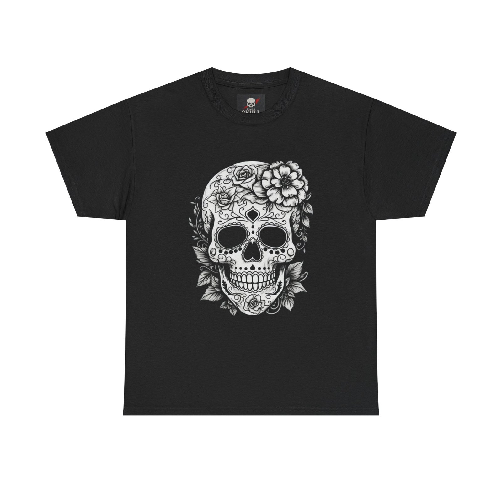 T-Shirt Tête de Mort Artistique 1 T-Shirt Tête de Mort Artistique