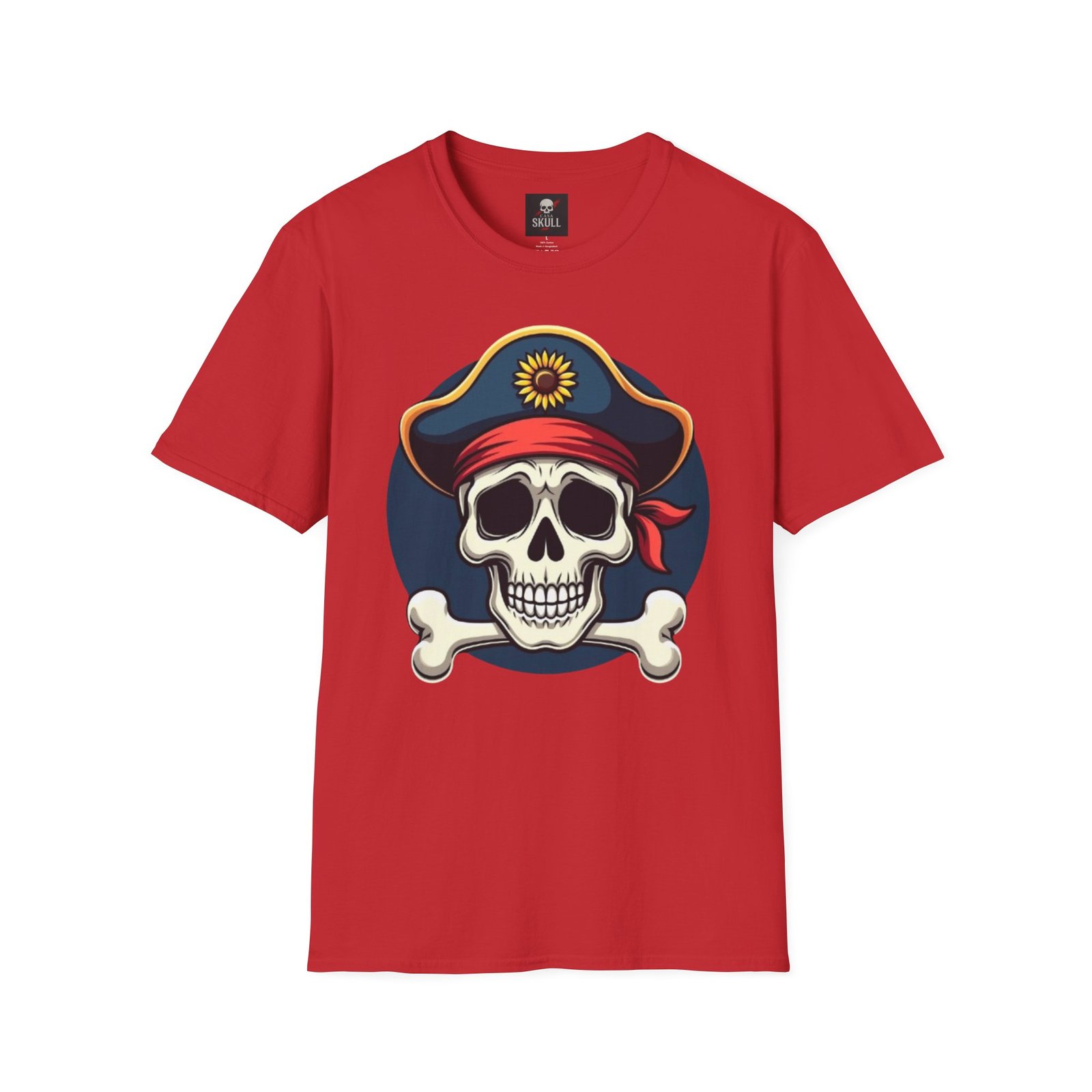 T-shirt “Pirate Skull” Unisexe | Style Gothique & Confort Premium 57 T-shirt “Pirate Skull” Unisexe | Style Gothique & Confort Premium – Image 57