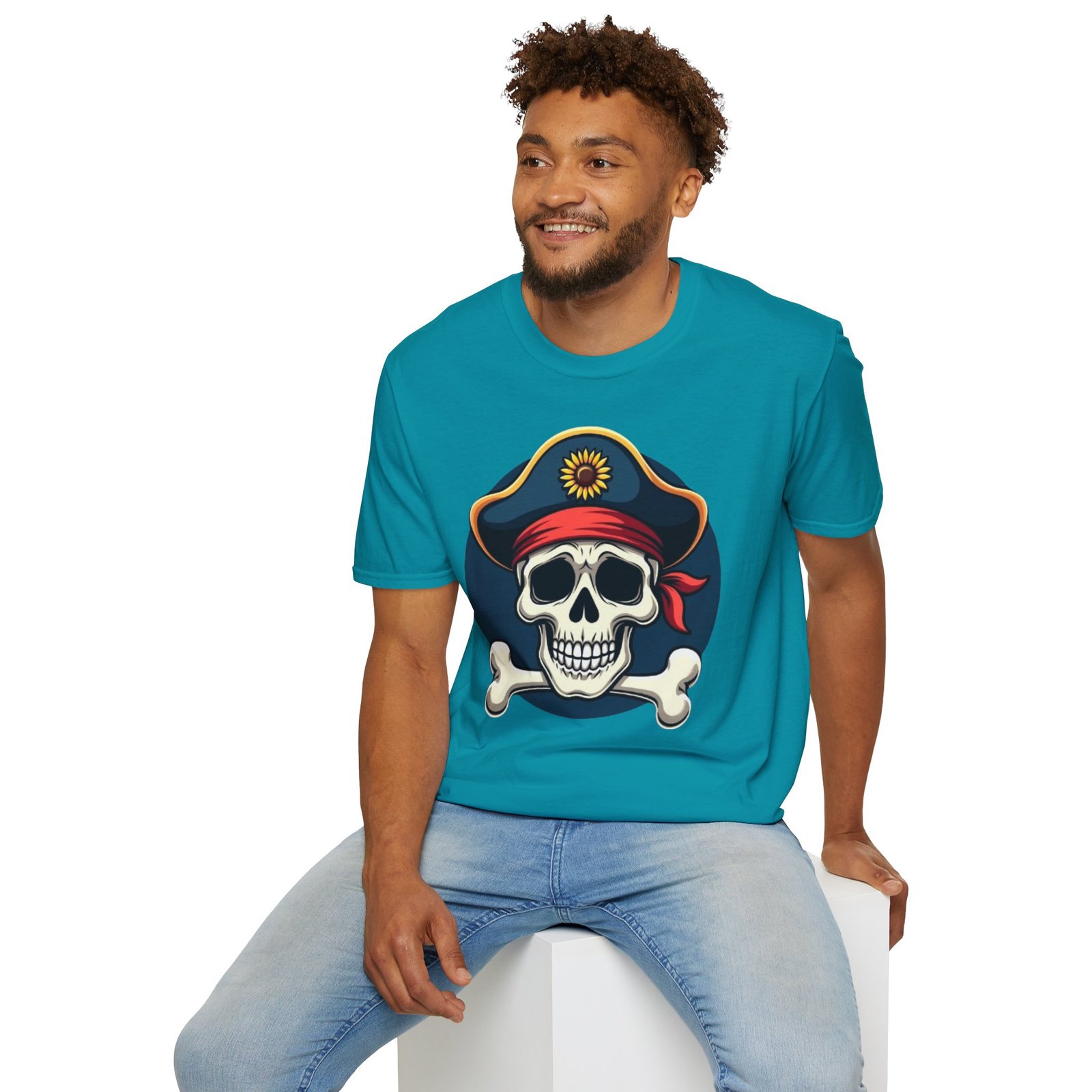 T-shirt “Pirate Skull” Unisexe | Style Gothique & Confort Premium 46 T-shirt “Pirate Skull” Unisexe | Style Gothique & Confort Premium – Image 46
