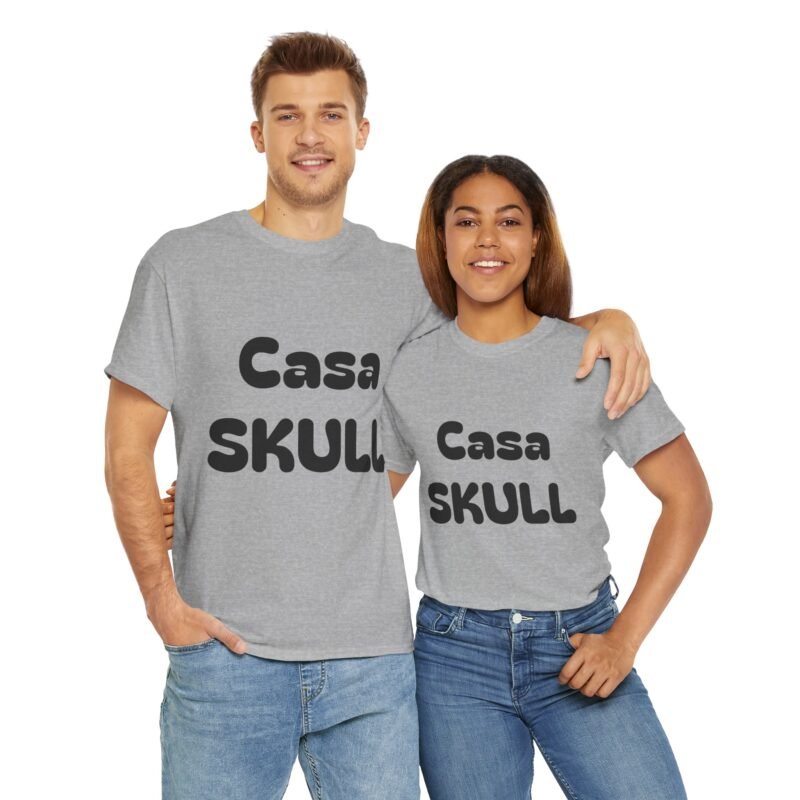 T-shirt Tête de Mort Coloré « Vintage Rock » – Casa Skull Unisex