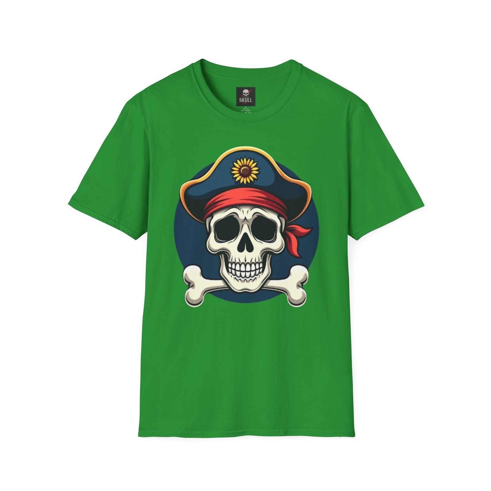T-shirt “Pirate Skull” Unisexe | Style Gothique & Confort Premium 36 T-shirt “Pirate Skull” Unisexe | Style Gothique & Confort Premium – Image 36
