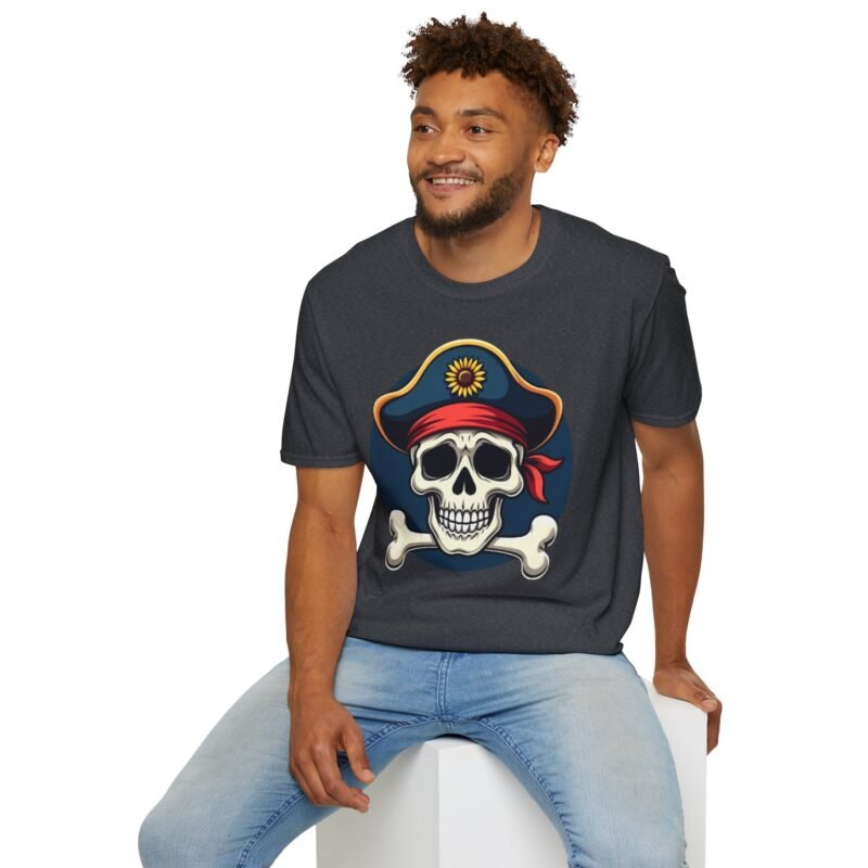 T-shirt “Pirate Skull” Unisexe | Style Gothique & Confort Premium