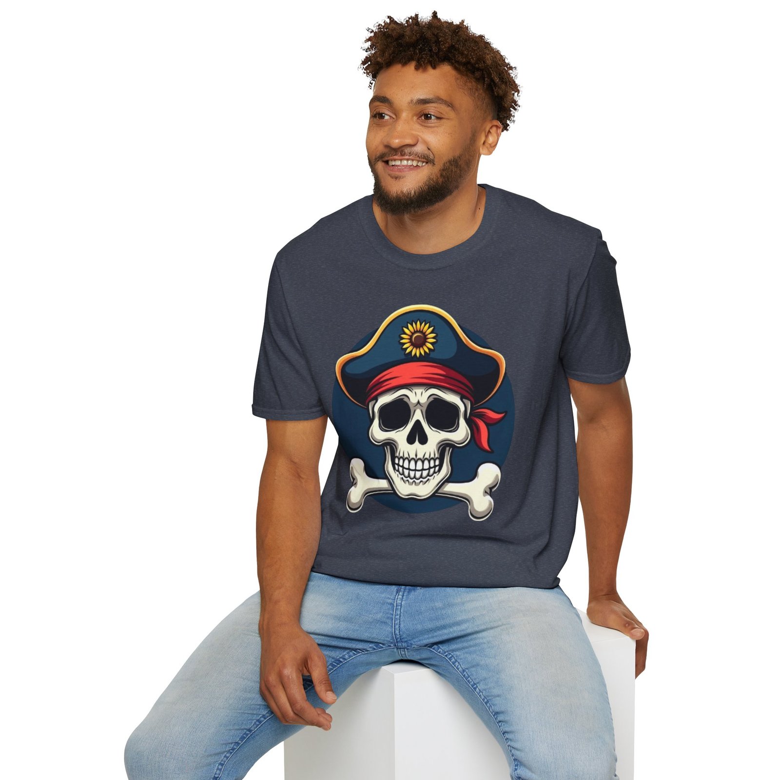 T-shirt “Pirate Skull” Unisexe | Style Gothique & Confort Premium 56 T-shirt “Pirate Skull” Unisexe | Style Gothique & Confort Premium – Image 56