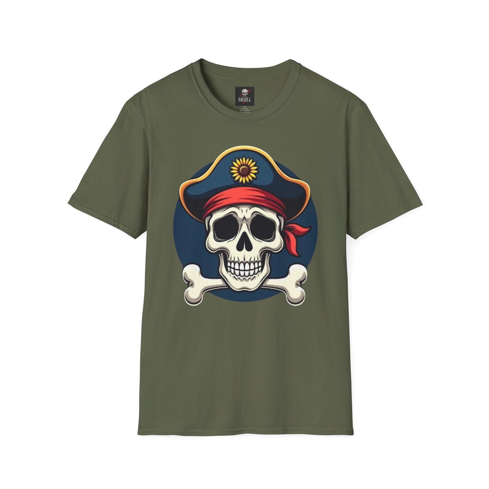 T-shirt “Pirate Skull” Unisexe | Style Gothique & Confort Premium 29 T-shirt “Pirate Skull” Unisexe | Style Gothique & Confort Premium – Image 29