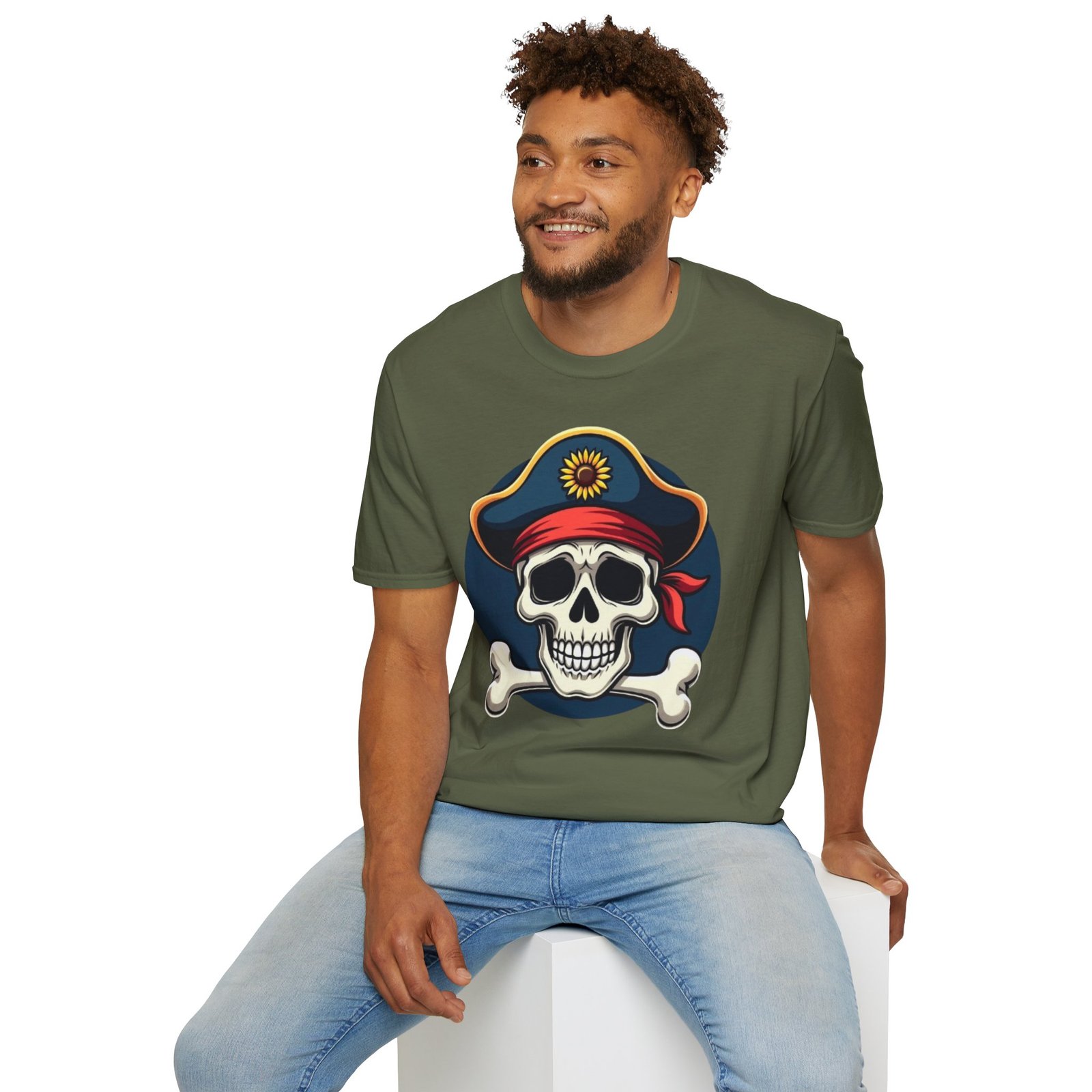 T-shirt “Pirate Skull” Unisexe | Style Gothique & Confort Premium 32 T-shirt “Pirate Skull” Unisexe | Style Gothique & Confort Premium – Image 32