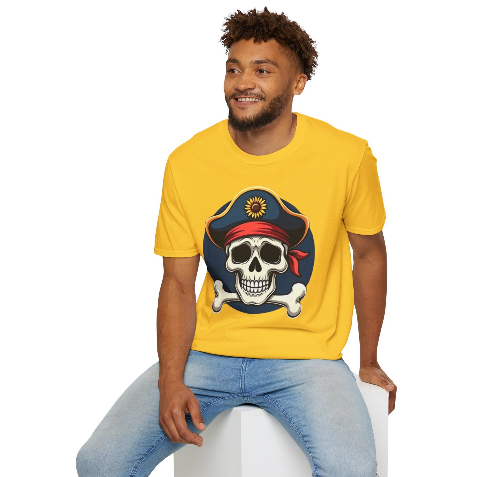 T-shirt “Pirate Skull” Unisexe | Style Gothique & Confort Premium 28 T-shirt “Pirate Skull” Unisexe | Style Gothique & Confort Premium – Image 28