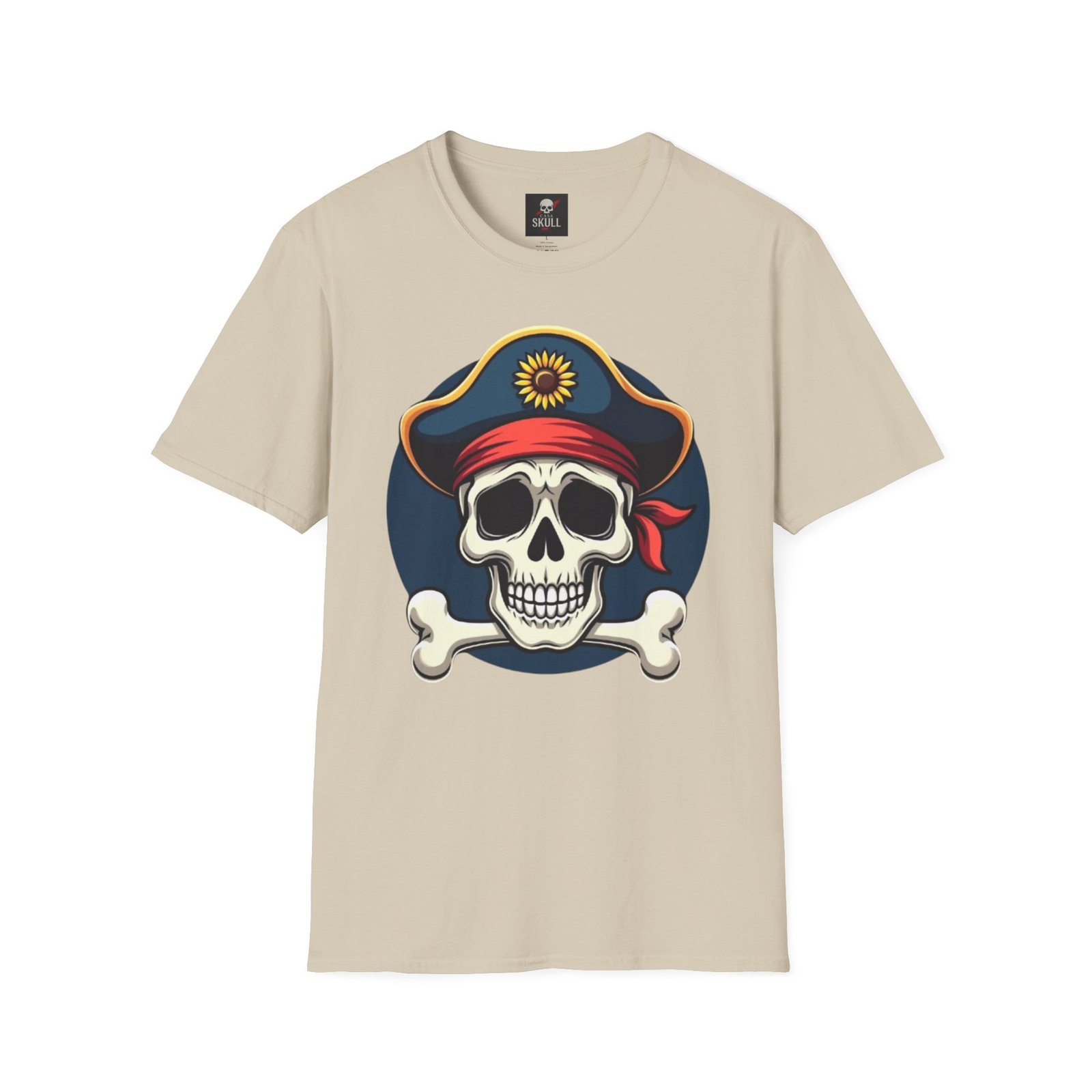 T-shirt “Pirate Skull” Unisexe | Style Gothique & Confort Premium 11 T-shirt “Pirate Skull” Unisexe | Style Gothique & Confort Premium – Image 11